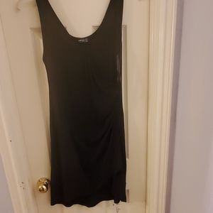 Sleeveless black dress